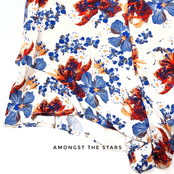 Free People Fiona Floral Print Flutter Shorts - Picture 6 of 8